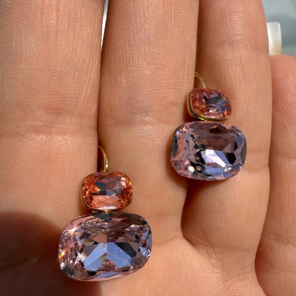 NEW shine pink Hooping Earrings - Picture 8 of 10